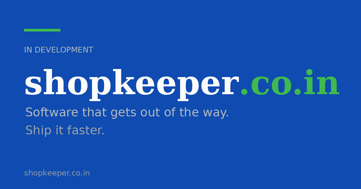 Link preview image for shopkeeper.co.in